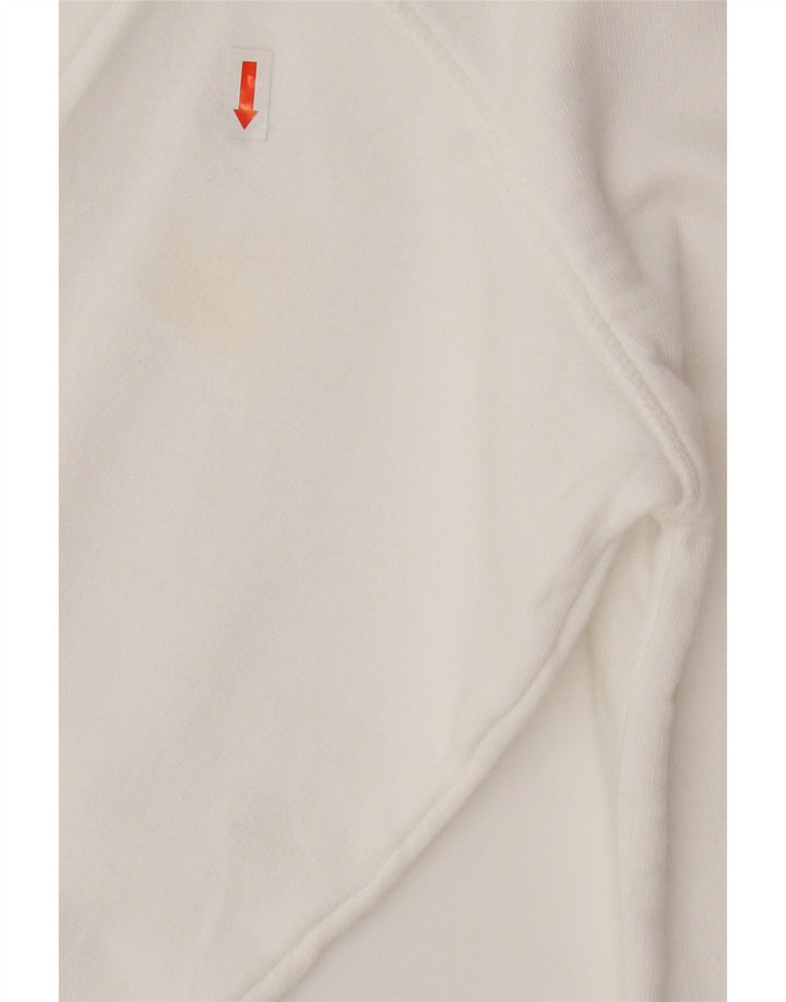 Женский укороченный свитшот с рисунком Rifle, большой белый хлопок, Великобритания, 16 шт.