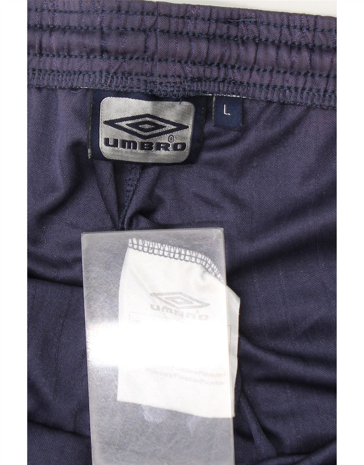 Мужские спортивные шорты Umbro, большие темно-синие, полиэстер