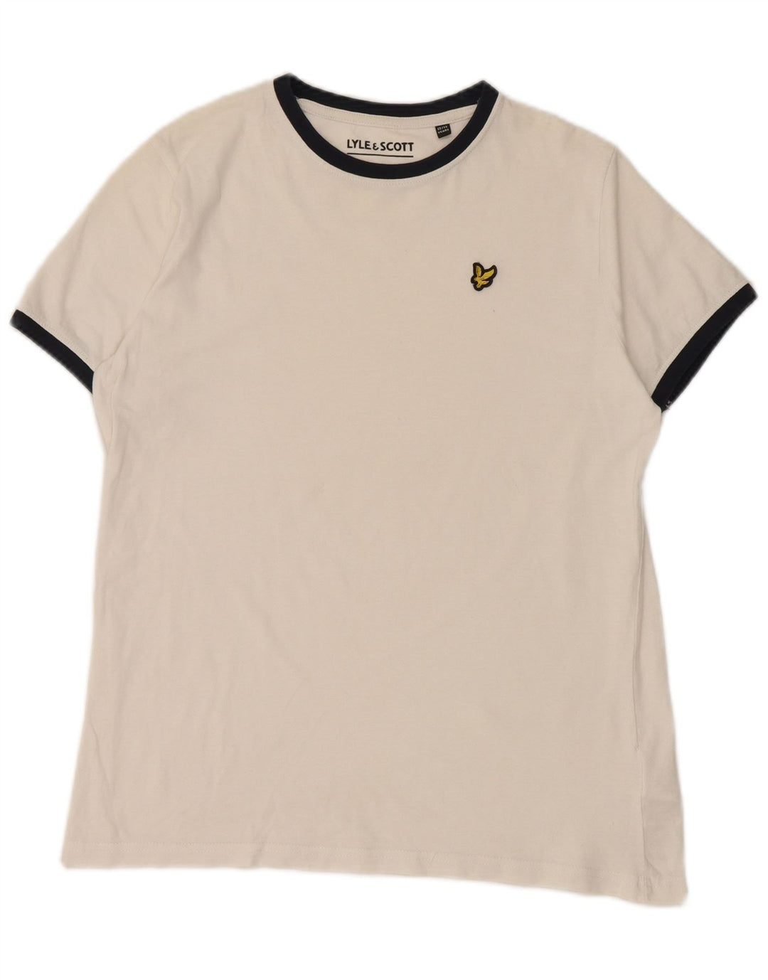 Футболка LYLE & SCOTT для мальчиков, топ 12–13 лет, белый хлопок