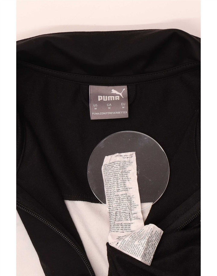 Мужской спортивный костюм Puma, верхняя куртка, средний черный, полиэстер с цветными блоками