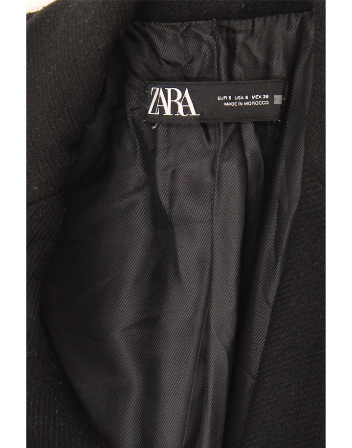 Женское пальто Zara UK 10, маленькое черное