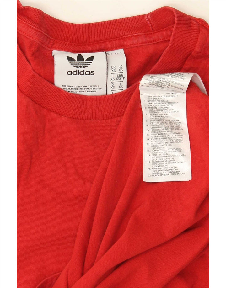 Adidas Мужская футболка Top XS Красный Хлопок