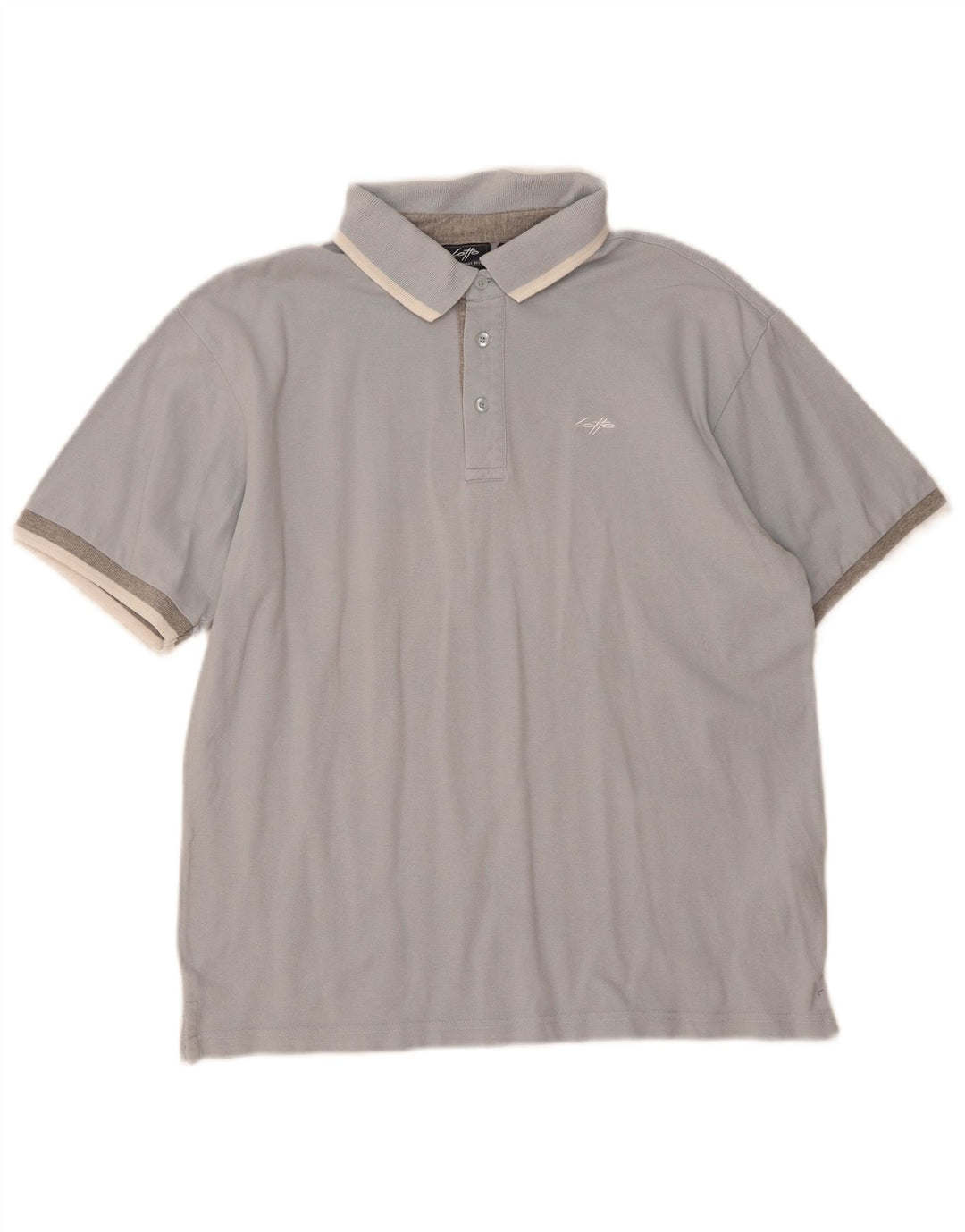 LOTTO Mens Polo Shirt XL Blue Cotton