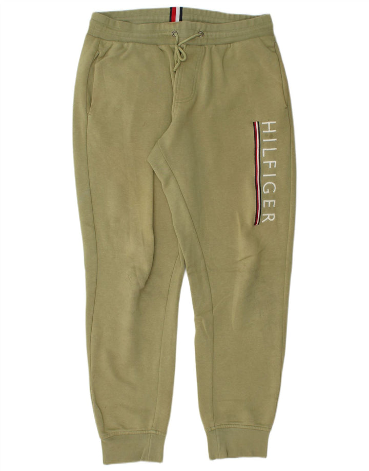 TOMMY HILFIGER Мужские спортивные брюки с рисунком, джоггеры, средний зеленый цвет