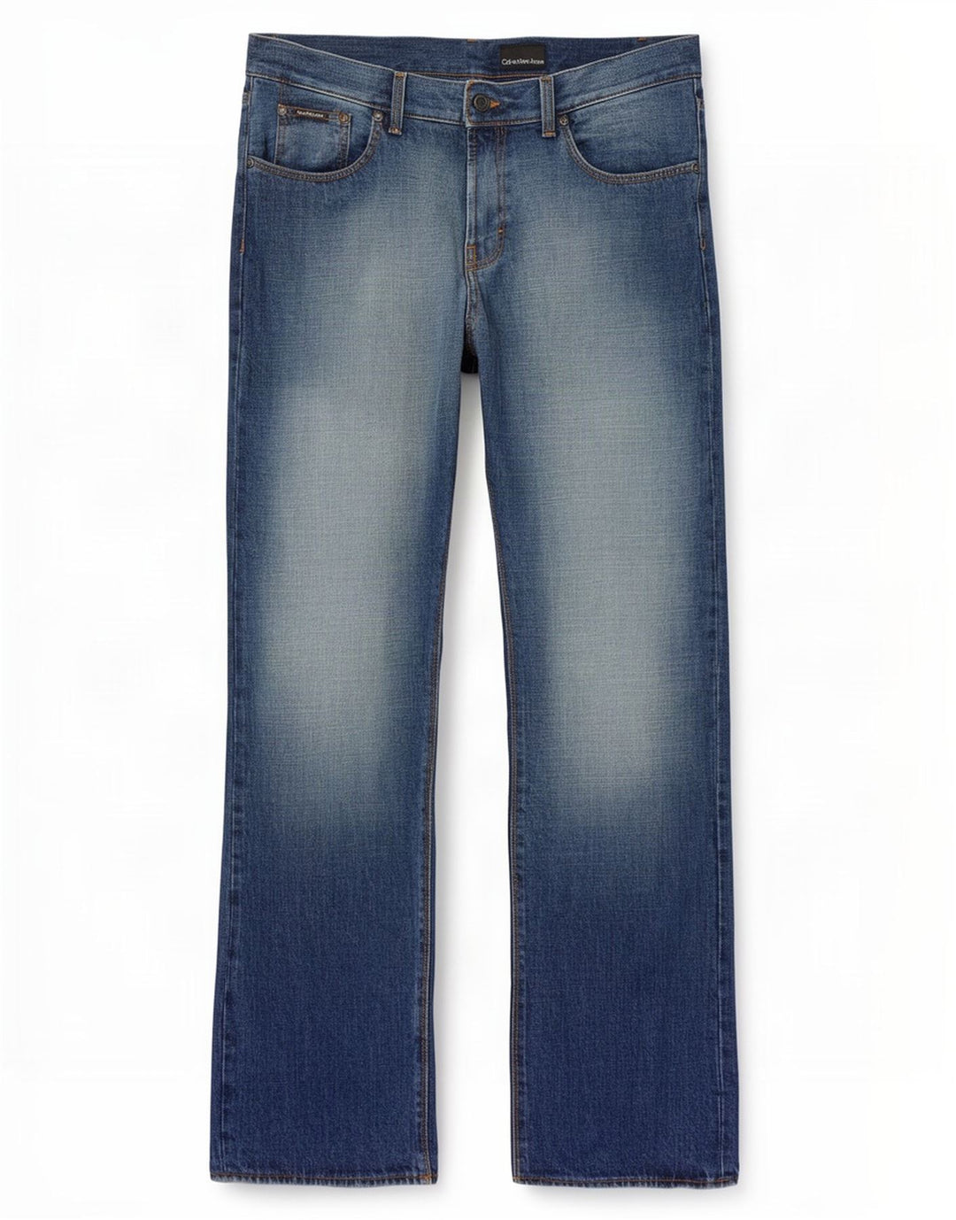 Мужские прямые джинсы Calvin Klein W33 L34, синий хлопок