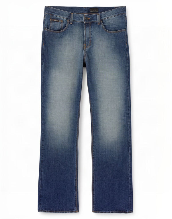 Мужские прямые джинсы Calvin Klein W33 L34, синий хлопок