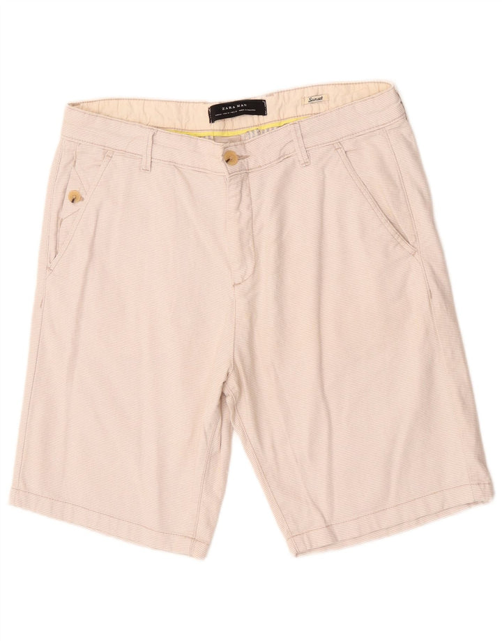 Мужские шорты чинос Zara Sunset EU 40 Medium W31 Off White Check