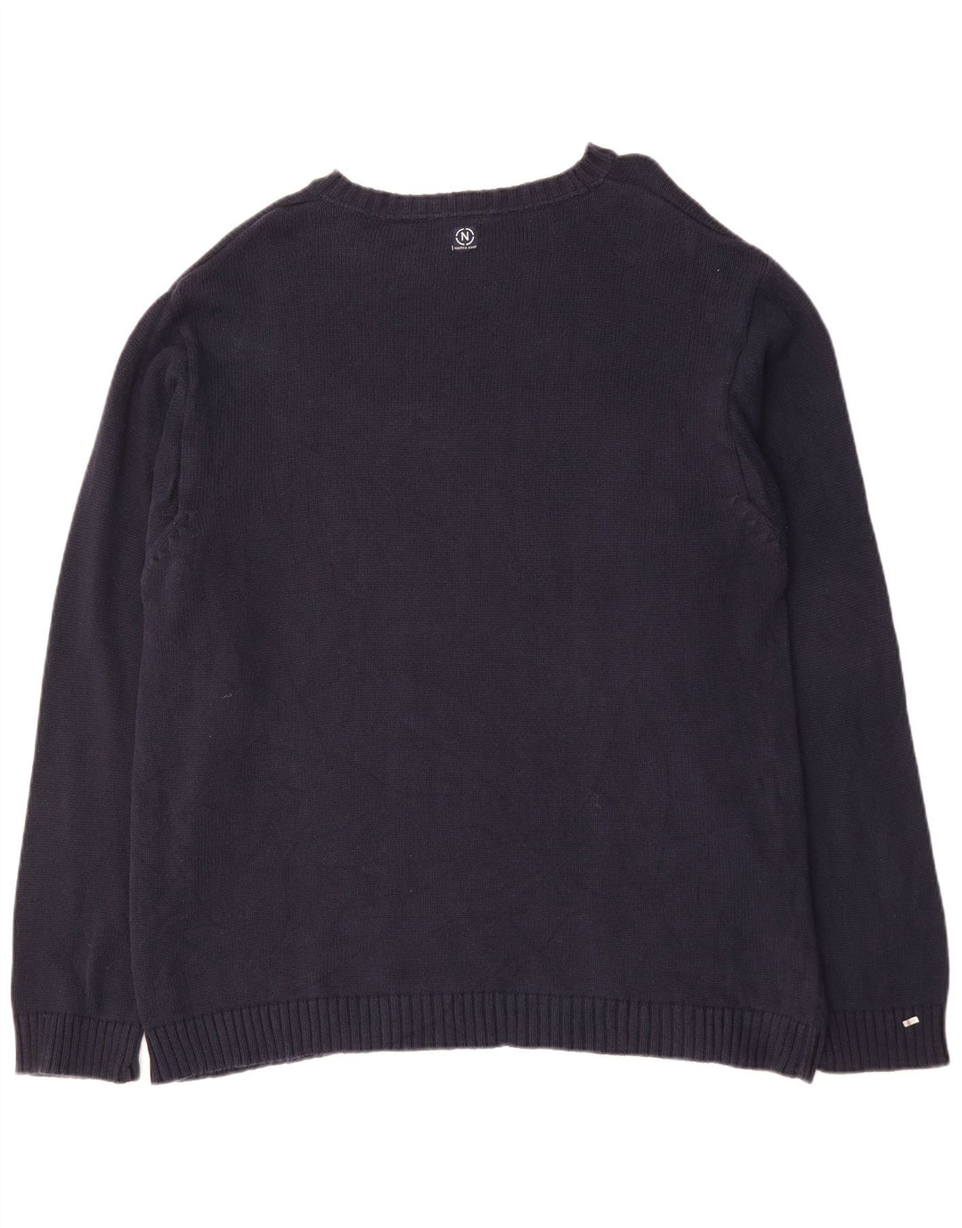 Мужской свитер NAUTICA с круглым вырезом 2XL, темно-синий, хлопок