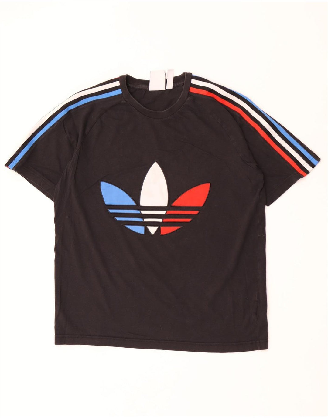 Мужская футболка с рисунком Adidas Top Medium Black Cotton