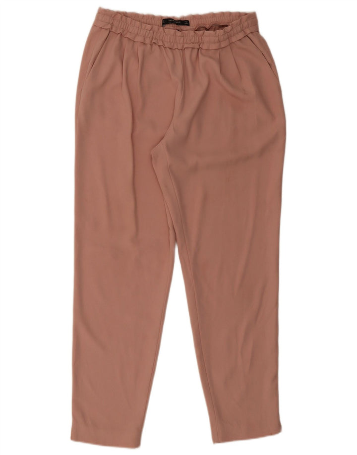 Женские узкие брюки чинос Zara Medium W28 L28 Розовый