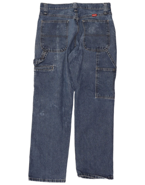Мужские прямые джинсы-карго Wrangler W30 L30, синие, хлопок