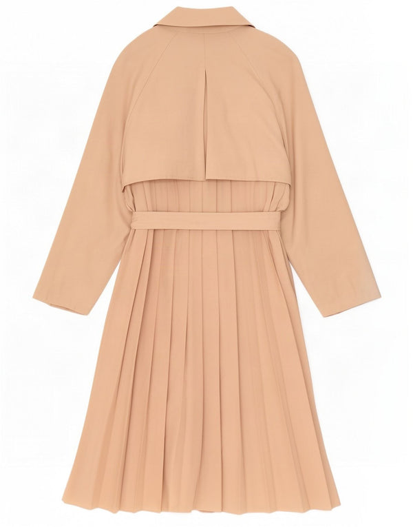 Женский тренч Zara UK 20 2XL бежевый из полиэстера