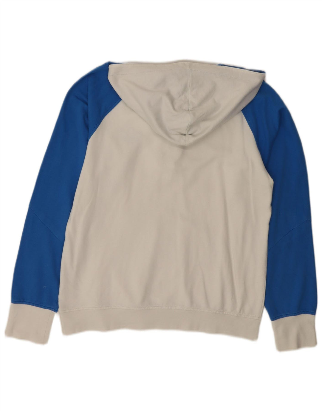 Мужской джемпер с капюшоном Adidas на пуговицах, маленький белый, хлопок с цветными блоками