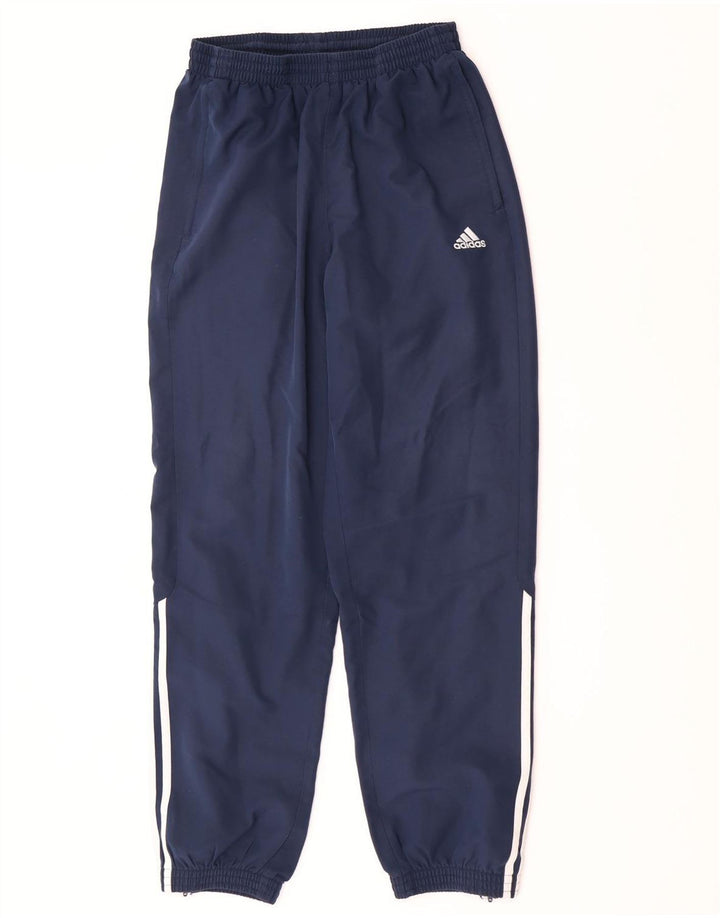 Мужские спортивные брюки Adidas Joggers среднего размера, темно-синие, полиэстер