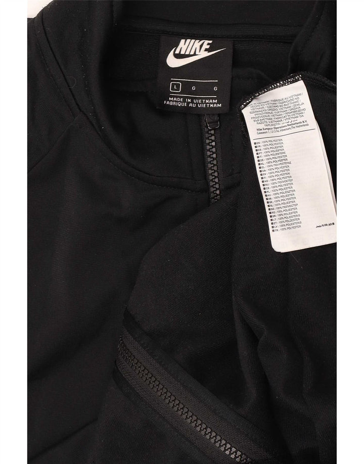 Мужская спортивная куртка Nike, большая черная полиэстер