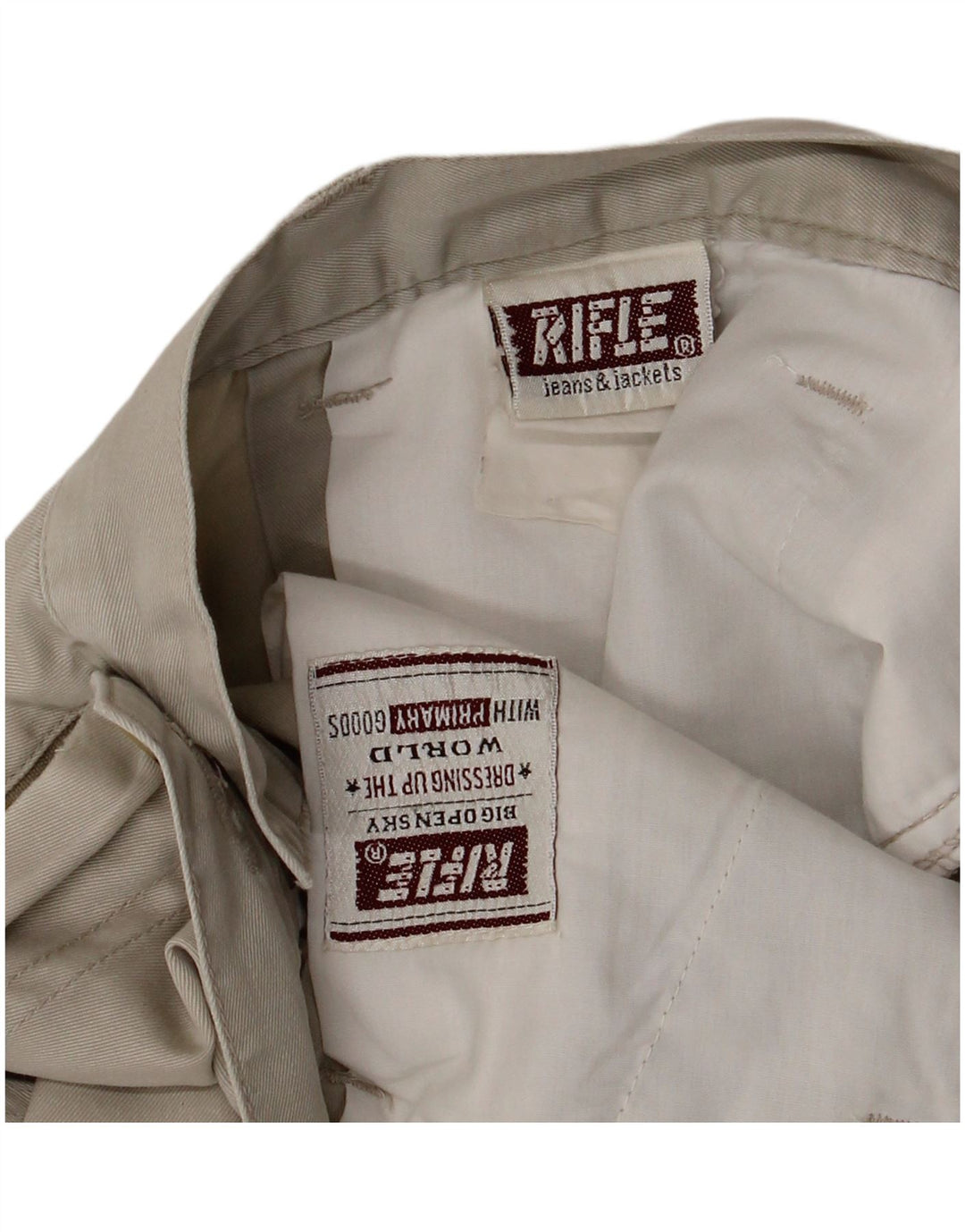 Мужские шорты чинос Rifle W36, большие, бежевые