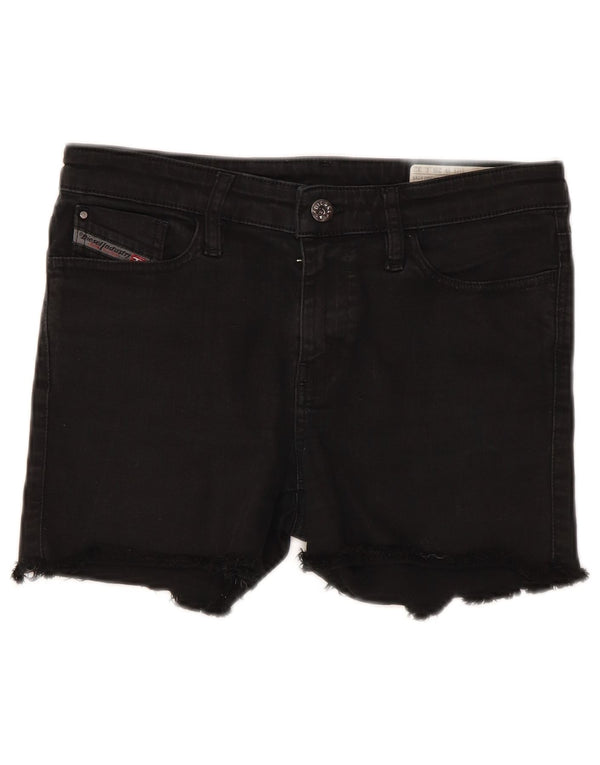 Женские джинсовые шорты Diesel Skinzee W28, средний черный, хлопок
