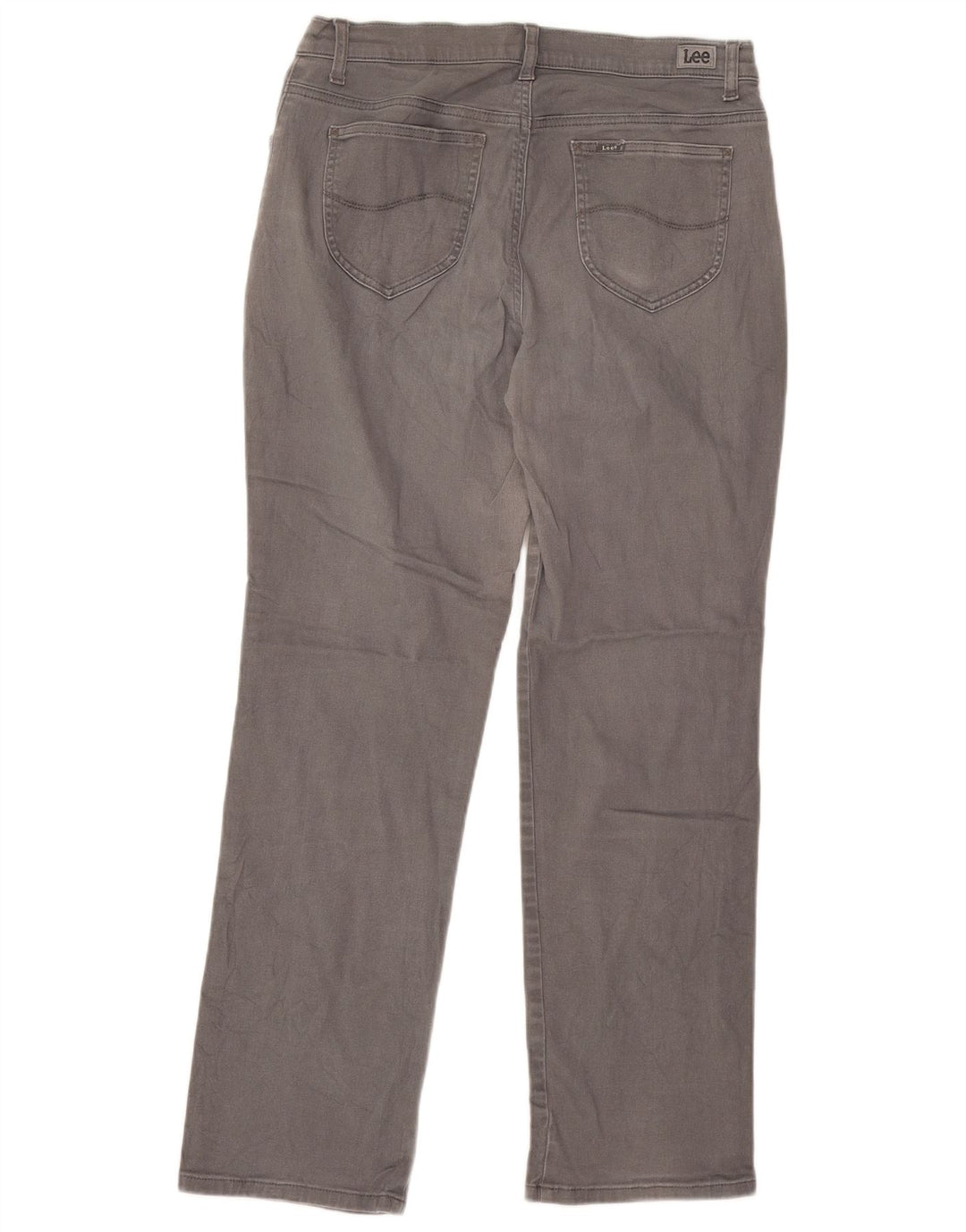 Женские прямые джинсы средней посадки LEE W32 L29, серые