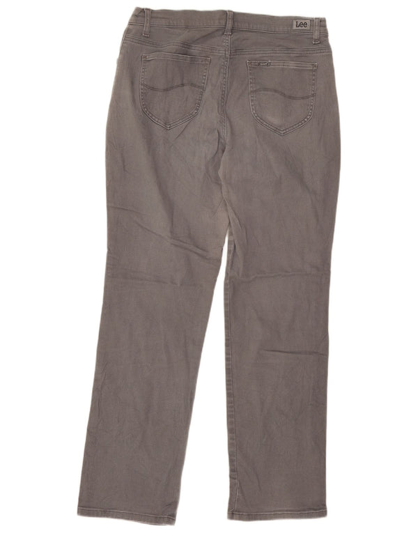 Женские прямые джинсы средней посадки LEE W32 L29, серые