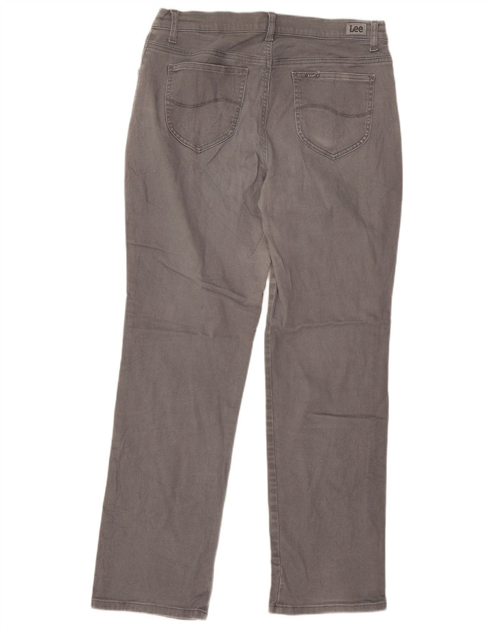 Женские прямые джинсы средней посадки LEE W32 L29, серые