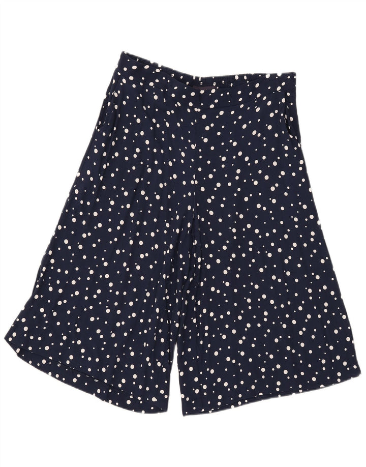 Женские шорты-бермуды Marks & Spencer UK 12 Medium W32 Темно-синие в пятнистый цвет
