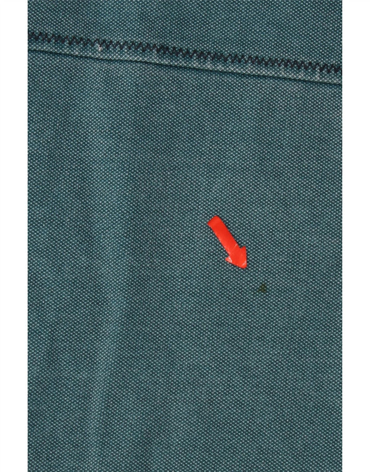 Мужской свитер с воротником на молнии для толстого лица, большой синий хлопковый джемпер