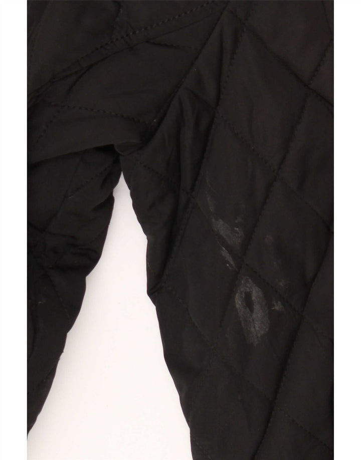 Мужская стеганая куртка Zara UK 38, средний черный полиэстер