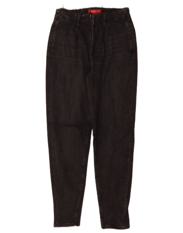 Женские зауженные джинсы Guess W26 L28, черный хлопок