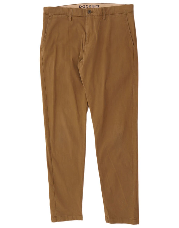Мужские брюки-чиносы Dockers цвета хаки W32 L32, хлопок цвета хаки