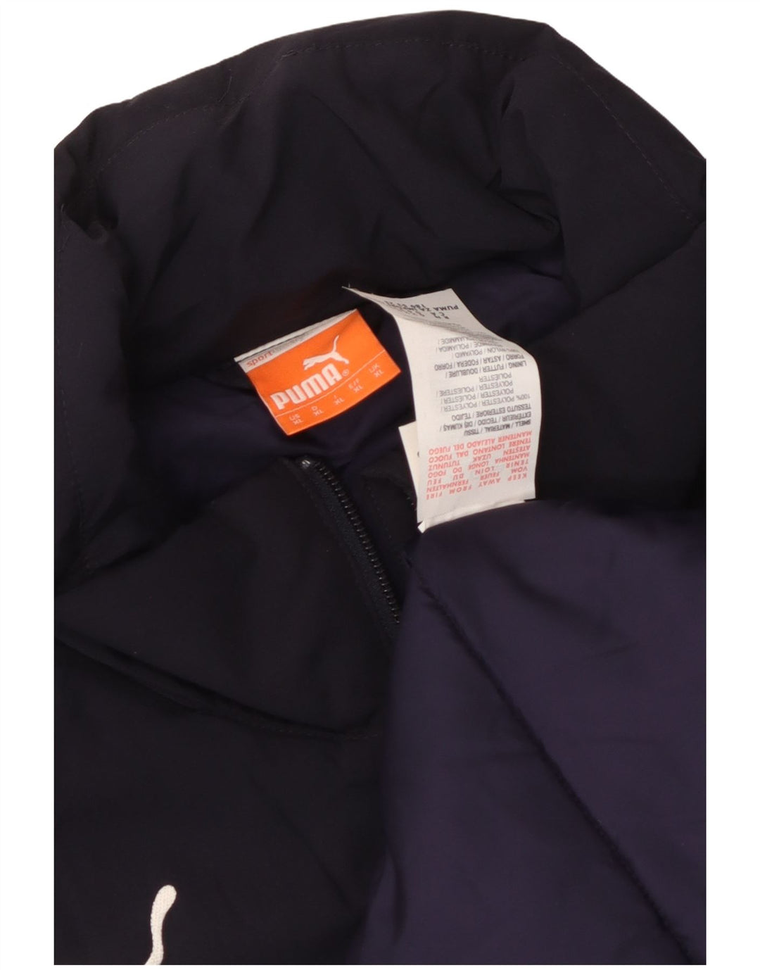 Мужская ветровка Puma с графическим рисунком UK 42 XL, темно-синий полиэстер