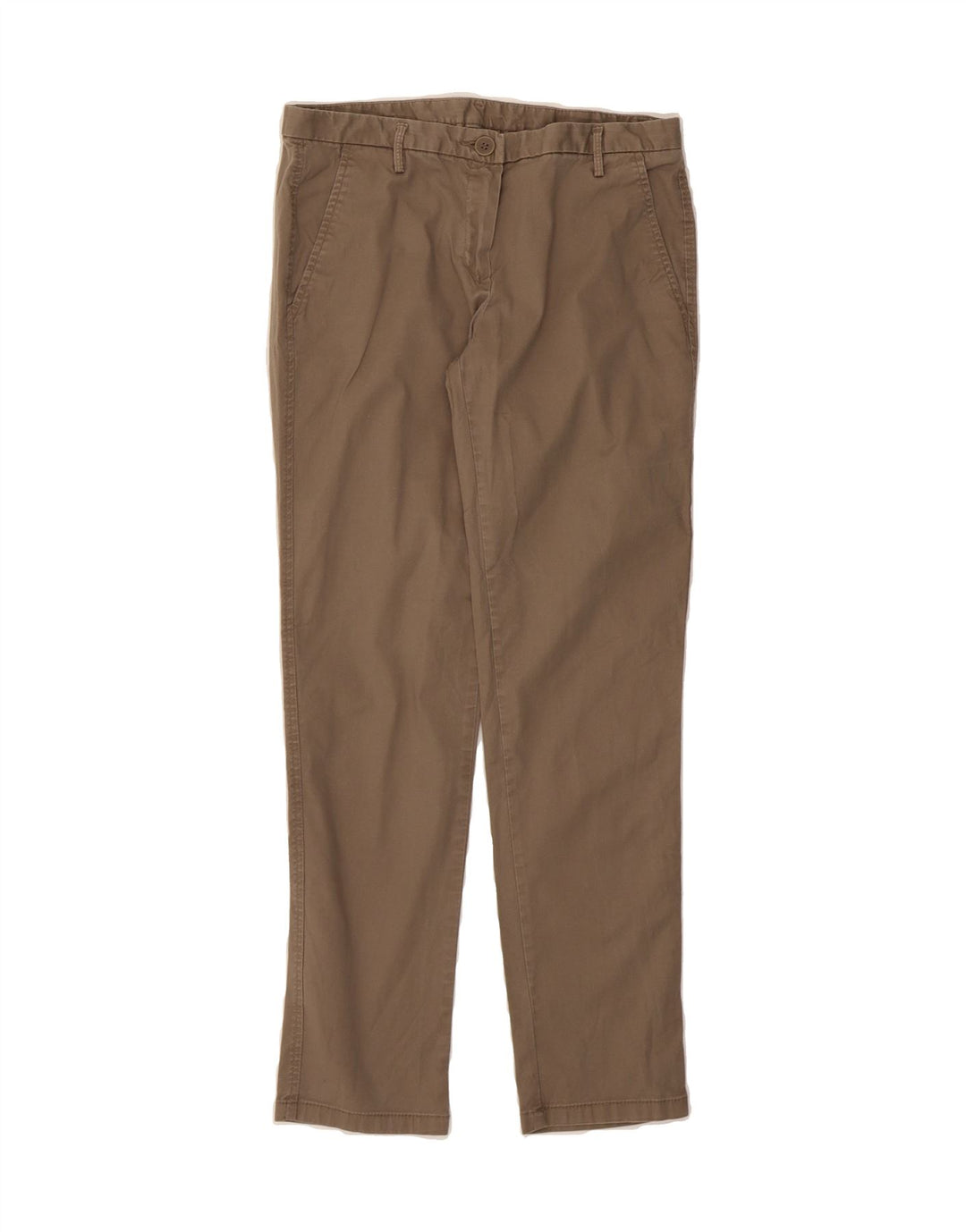 BENETTON Womens Slim Chino Trousers W28 L27 Grey Vintage Benetton and Second-Hand Benetton from Messina Hembry 