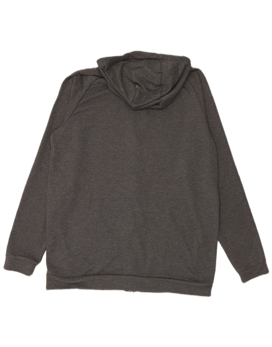 Мужской свитер с капюшоном на молнии NIKE Dri Fit XL, серый полиэстер