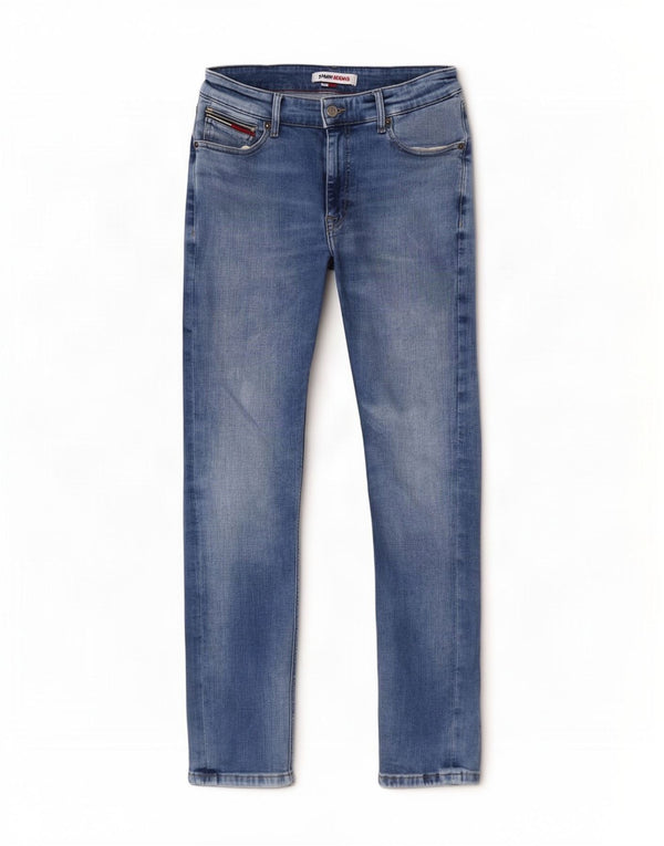 Мужские джинсы скинни Tommy Hilfiger Simon W30 L29, синий хлопок