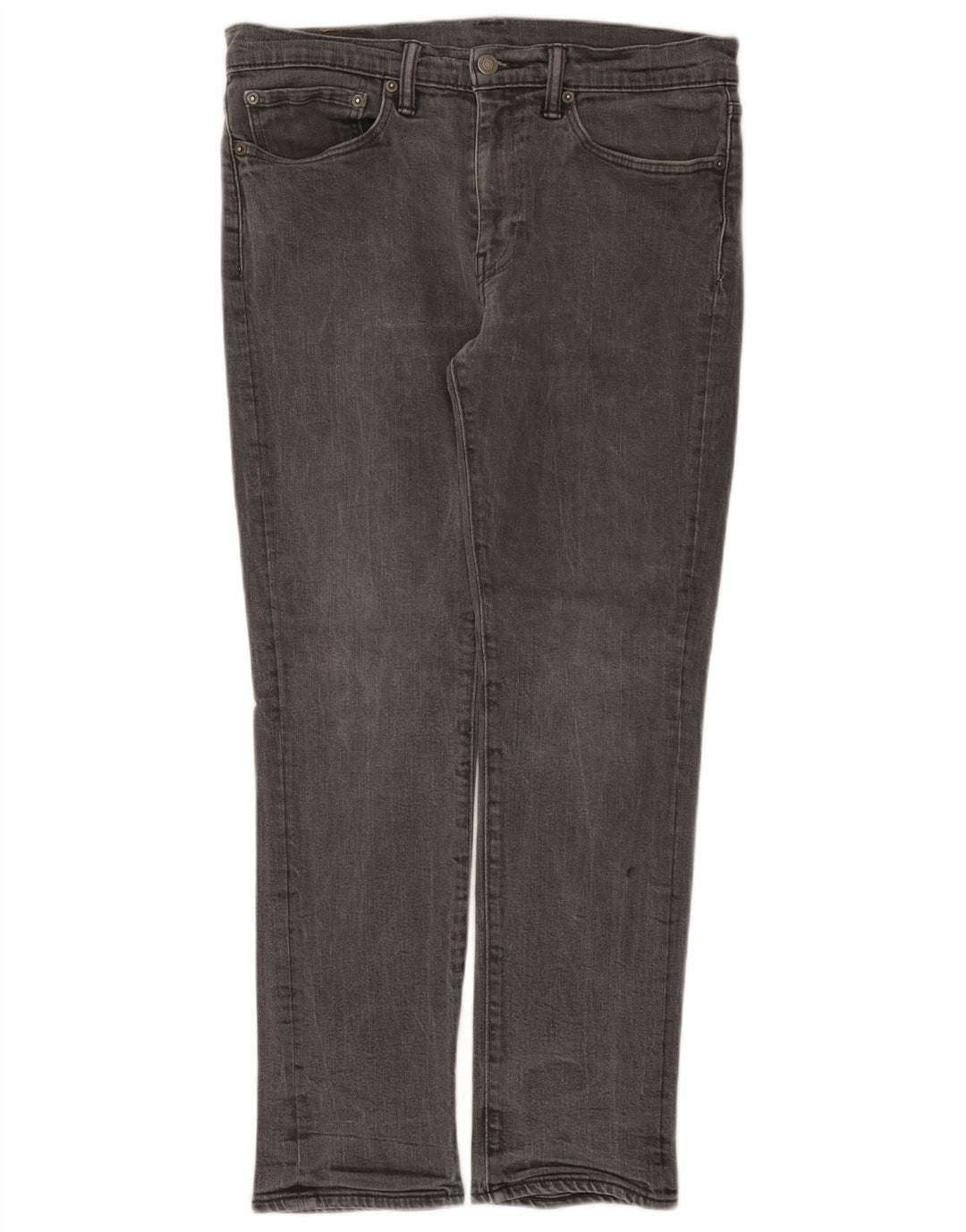 Мужские узкие джинсы Levi's W34 L30 Серые хлопковые