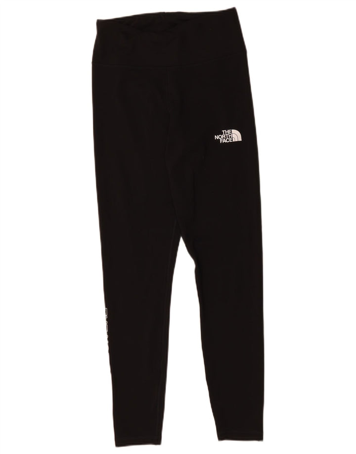 Женские леггинсы с рисунком THE NORTH FACE UK 8, маленький размер, черный полиэстер