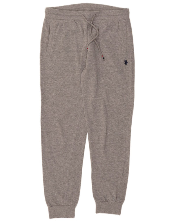 Ассоциация поло США. Мужские спортивные брюки джоггеры XL, серый хлопок с крапинками