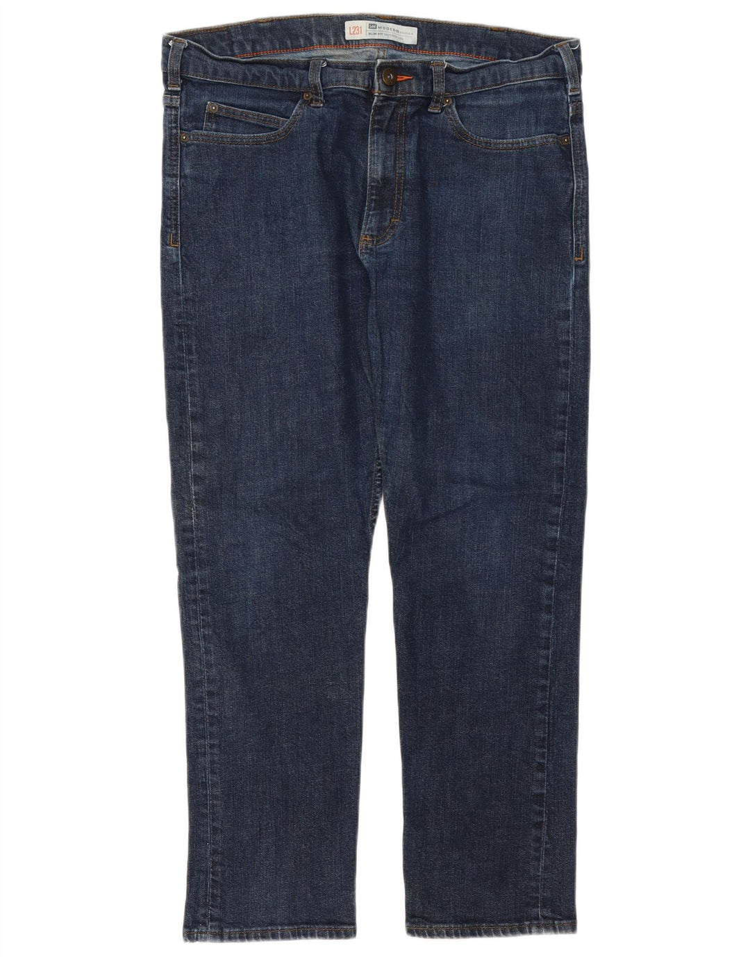 Мужские зауженные джинсы Lee W36 L28 синие