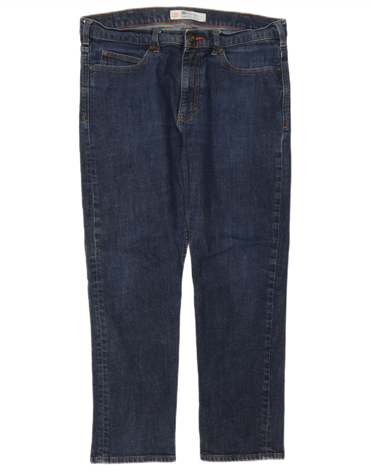 Мужские зауженные джинсы Lee W36 L28 синие