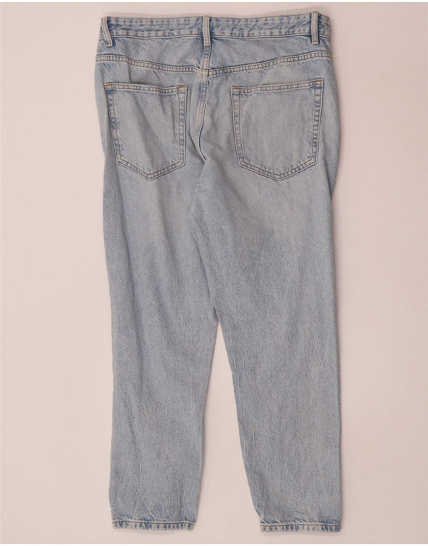 Мужские укороченные зауженные джинсы Zara EU 44, большие W34 L26, синие, хлопок