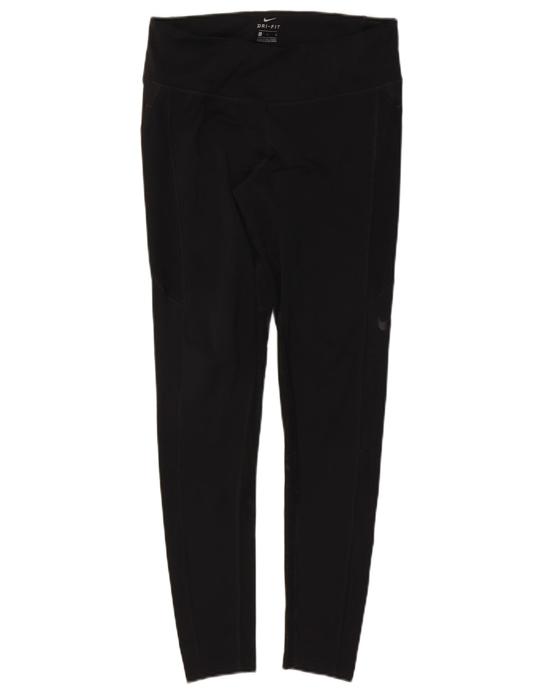 Женские леггинсы Nike Dri Fit UK 14, большие черные полиэстер