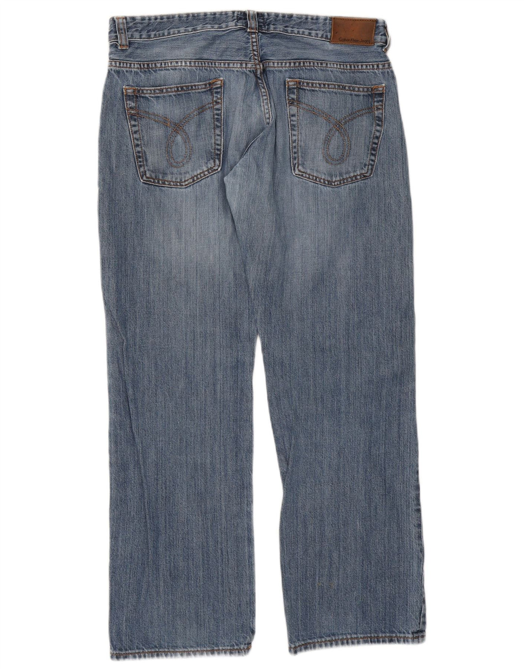CALVIN KLEIN Mens Straight Jeans W34 L30 Blue Cotton Vintage Calvin Klein and Second-Hand Calvin Klein from Messina Hembry 