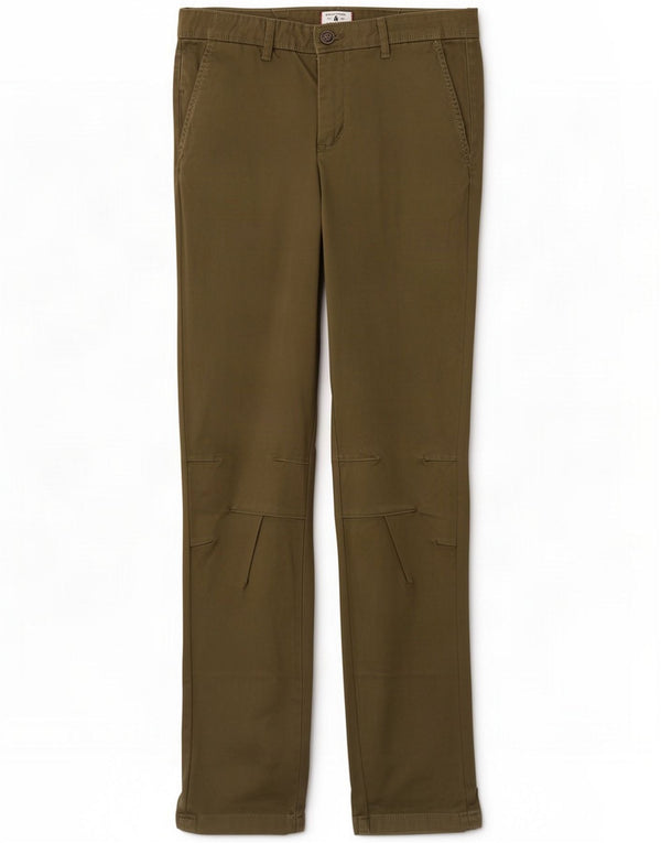 Мужские узкие брюки-чиносы Jack & Jones W30 L30, хлопок цвета хаки