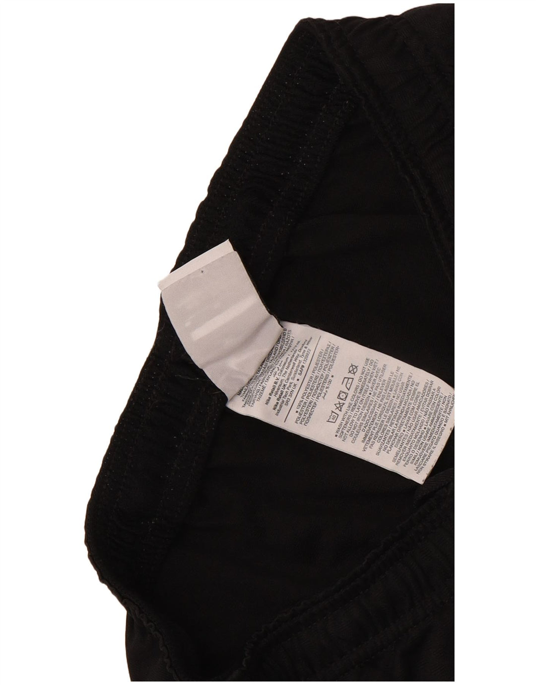 Мужские спортивные шорты Nike Dri Fit Slim, средний черный, полиэстер с цветными блоками