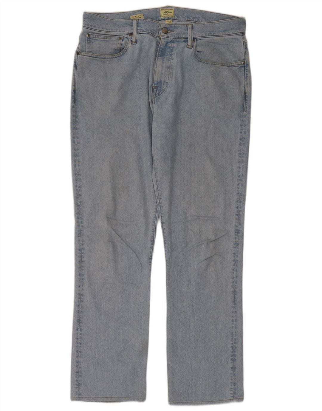 Мужские прямые джинсы J. Crew 770 W34 L32, синий хлопок