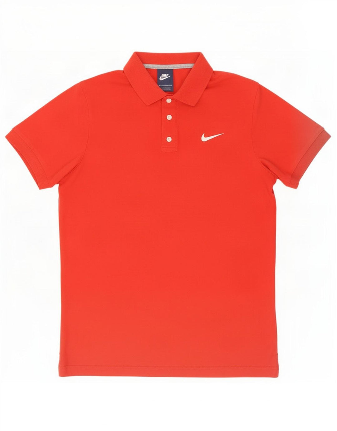 Мужская рубашка-поло Nike, большая красная, хлопковая