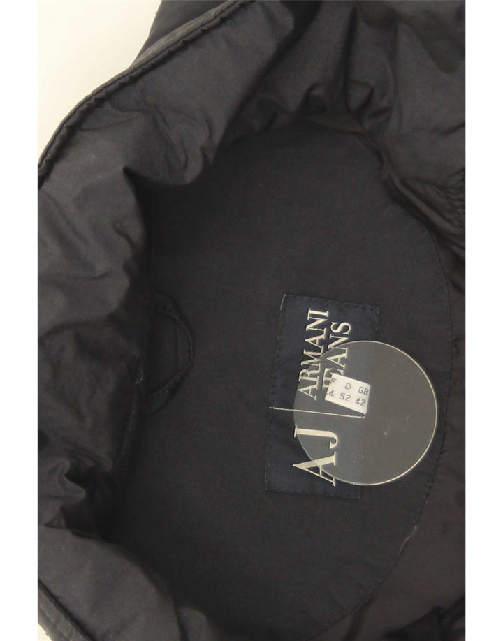 Мужская стеганая куртка Armani Jeans UK 42 XL Черный Полиамид