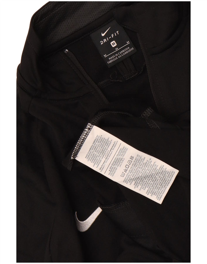 Мужская спортивная куртка с графическим рисунком Nike Dri Fit, средний черный полиэстер