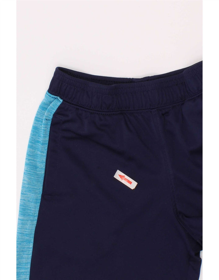 Спортивные шорты Under Armour для мальчиков 5–6 лет, темно-синие, полиэстер с цветными блоками
