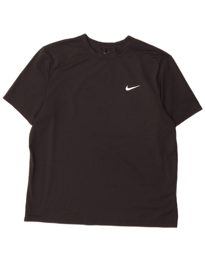 Мужская футболка Nike Dri Fit, большой черный полиэстер