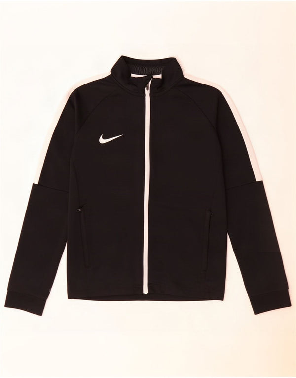 Спортивный костюм Nike Dri Fit для мальчиков, верхняя куртка 10–11 лет, средний черный с цветными блоками